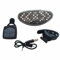 Clignotant Vélo Sans Fil Optimiz 4 Fonctions USB