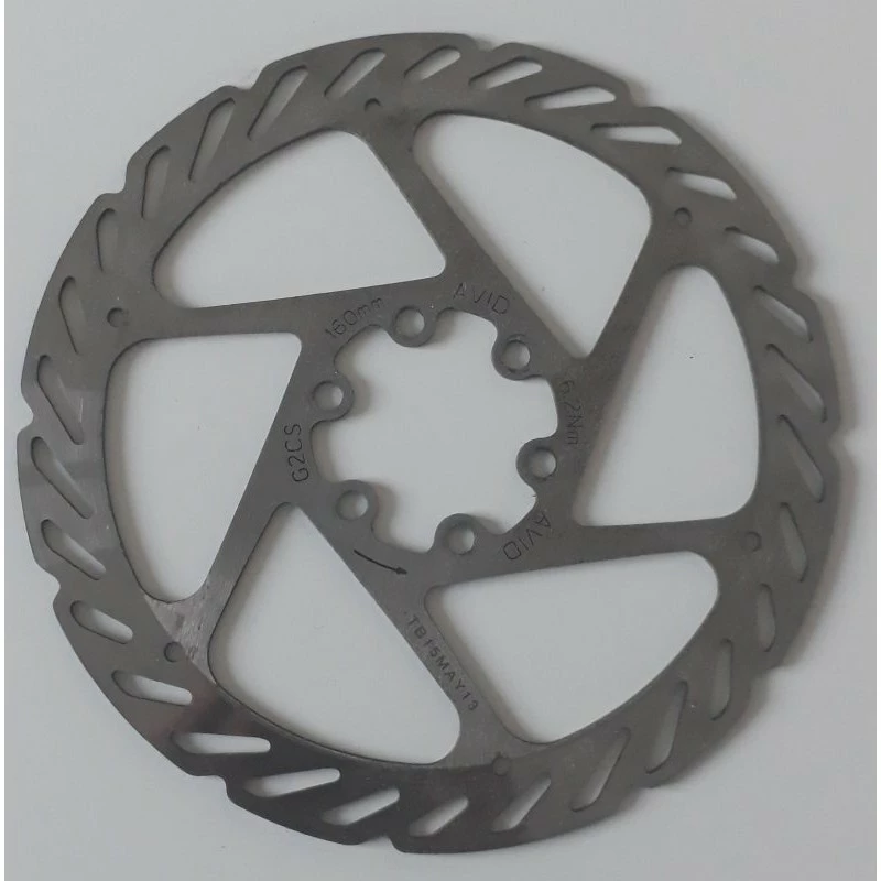 Disque De Frein Avid 160 Mm 6 Trous 1 Disque De Frein Avid 160 Mm 6 Trous