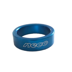 Entretoise Velo NECO Aluminium Jeu De Direction 1"1/8 10 Mm Bleu