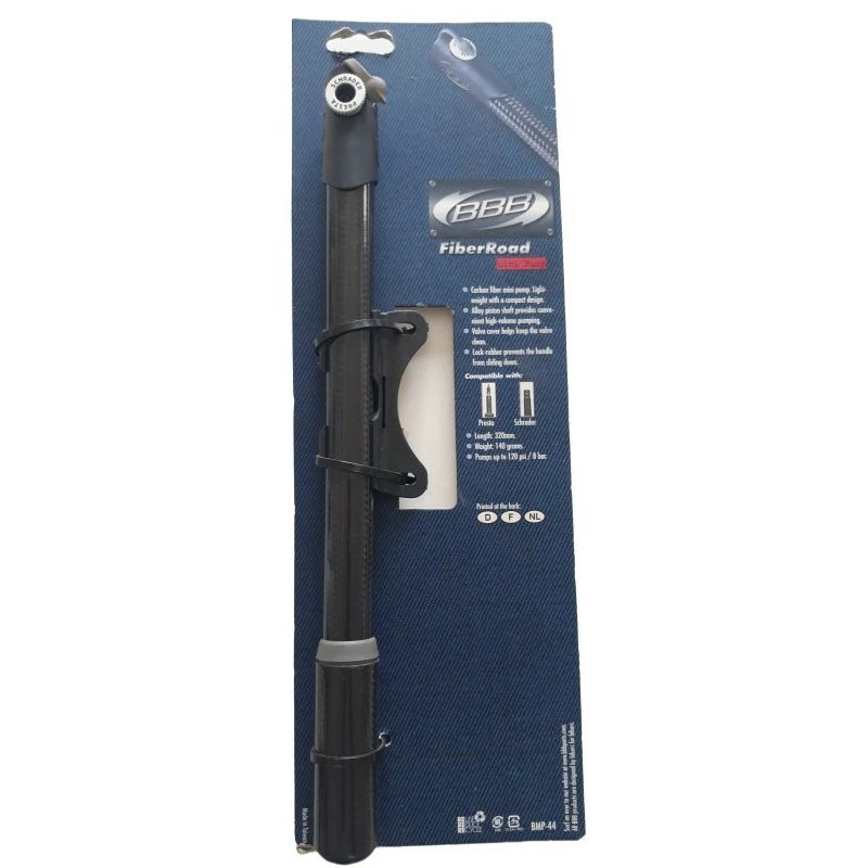 Pompe à Main Velo Carbone BBB Fiber Road 1 Pompe à Main Velo Carbone BBB Fiber Road